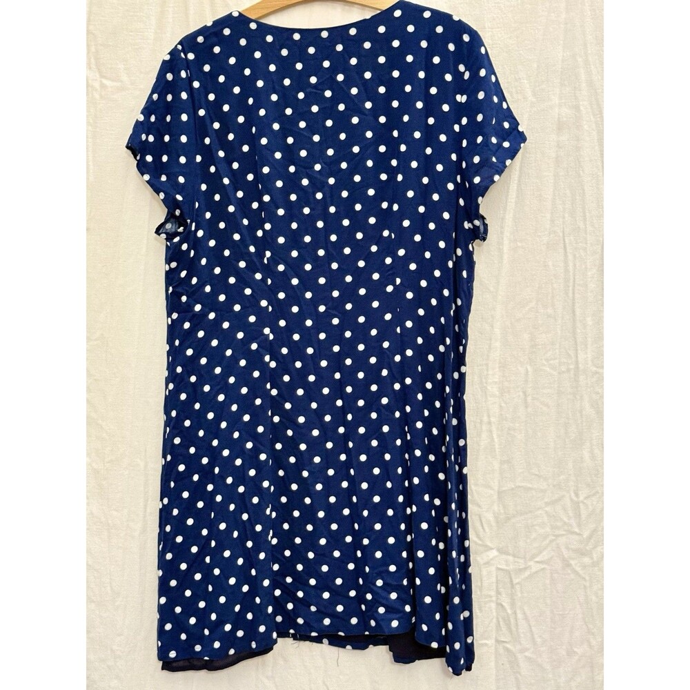EUC Katie Sturino Chiara Polka Dot Dress XXL Made USA Retro Rockabilly Classic - Picture 8 of 13